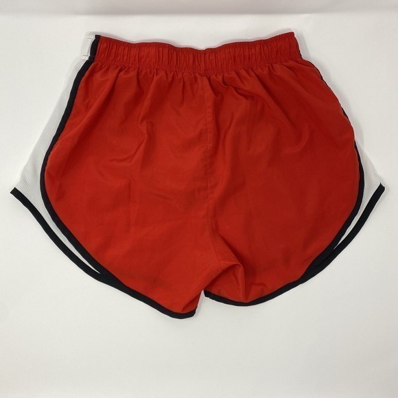 NIKE Women's Red And White Dri-Fit Lined Running Shorts Size Small - Picture 2 of 4